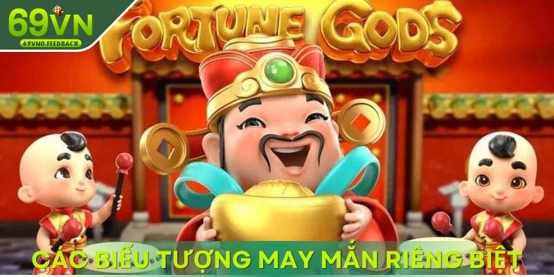 Game được thiết kế với các biểu tượng may mắn riêng biệt Game được thiết kế với các biểu tượng may mắn riêng biệt